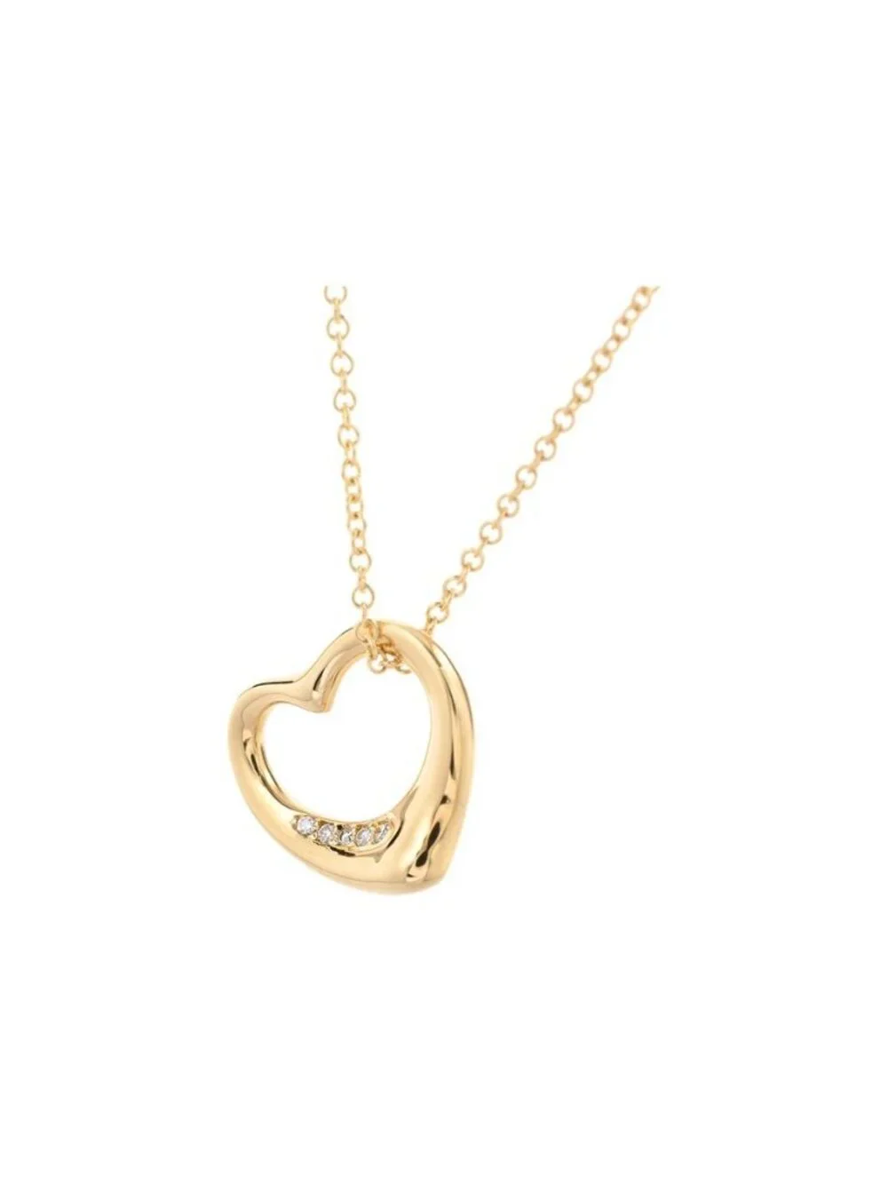 Tiffany & Co Necklace Open Heart